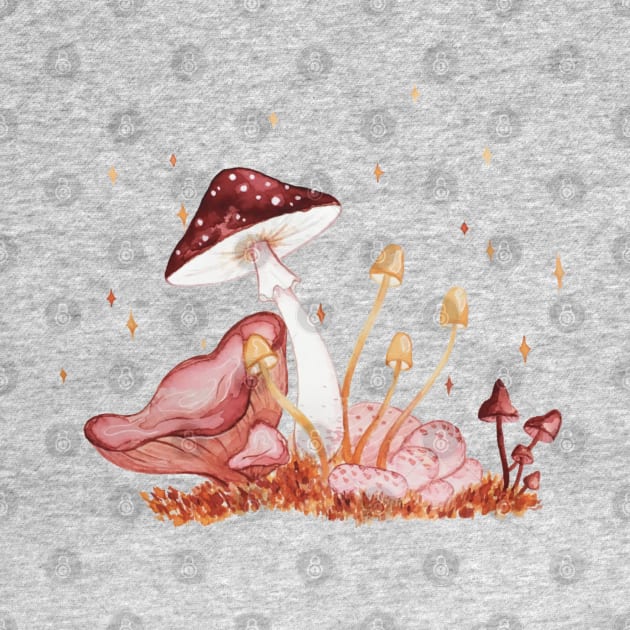 Mushroom magic by Hana Nekrep Art